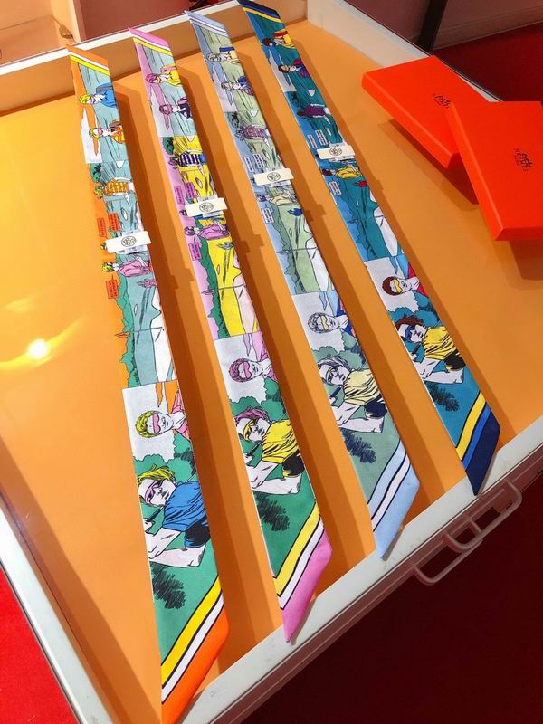 Hermes silk ribbon 5X86cm E0509127